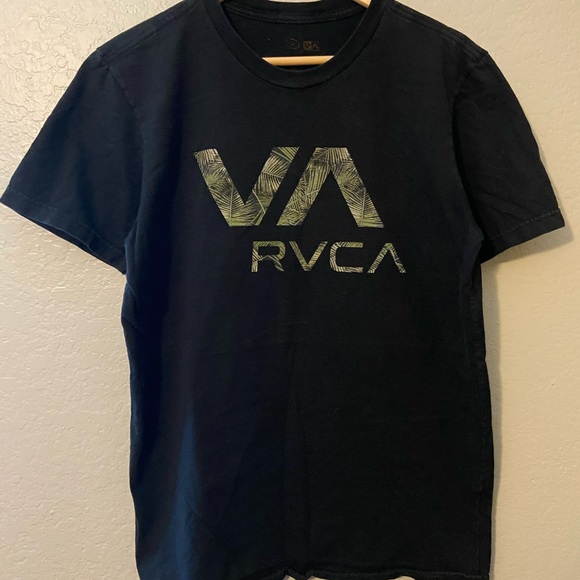 RVCA Black T-Shirt - Picture 1 of 2
